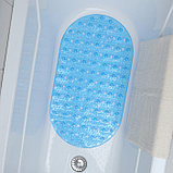 Коврик для ванны Доляна «Пузырьки», 38×68 см, цвет МИКС, фото 2