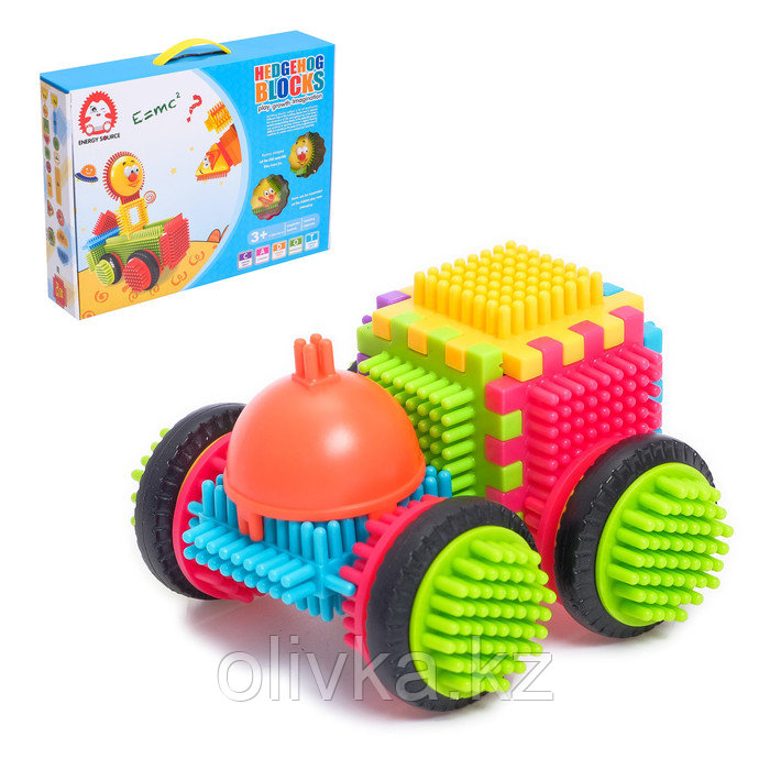 Конструктор игольчатый BRISTLES «Машинка», 88 деталей