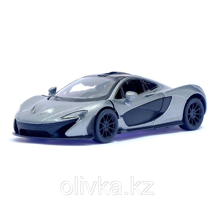 Машина металлическая McLaren P1, масштаб 1:36, открываются двери, инерция, цвет серый