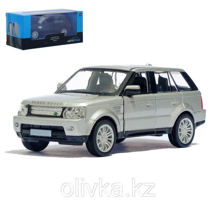 Машина металлическая LAND ROVER RANGE ROVER SPORT,1:32, инерция, цвет серебристый