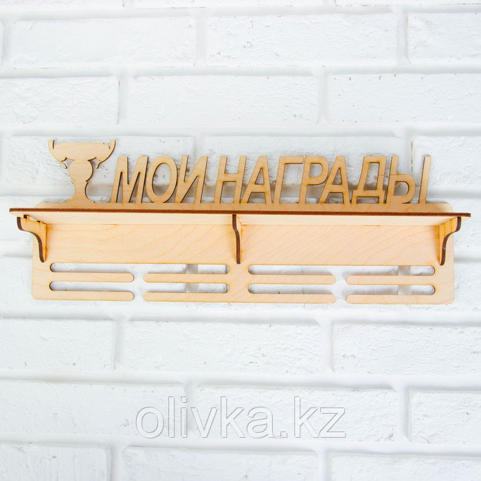 Медальница с полкой "Мои Награды", 45х17,5см