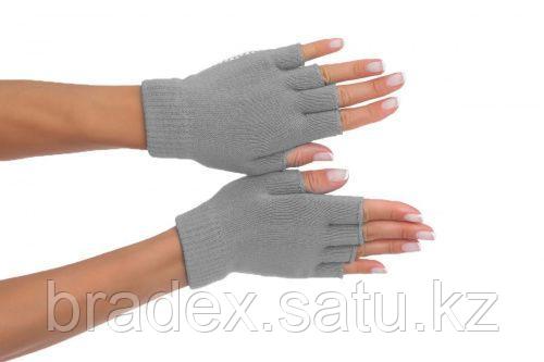 Перчатки противоскользящие для занятий йогой, серый - фото 3 - id-p76900087