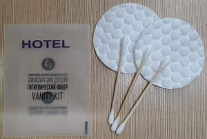 Гигиенический набор  HOTEL в пакете флоупаке