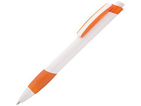Ручка шариковая Соната, белый/оранжевый