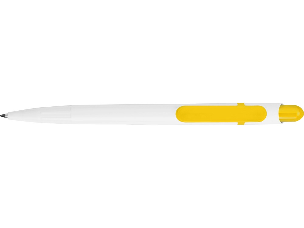 Ручка шариковая Этюд, белый/желтый - фото 5 - id-p76902994