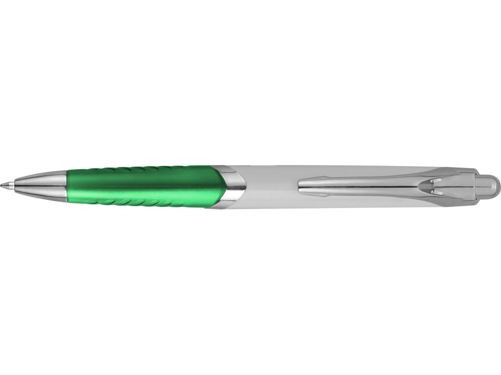 Ручка шариковая Призма, белый/зеленый - фото 2 - id-p76903018