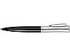 Ручка шариковая Ungaro модель Ovieto в футляре, черный/серебристый, фото 4
