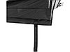 Зонт-трость полуавтомат Майорка, черный/серебристый, фото 3