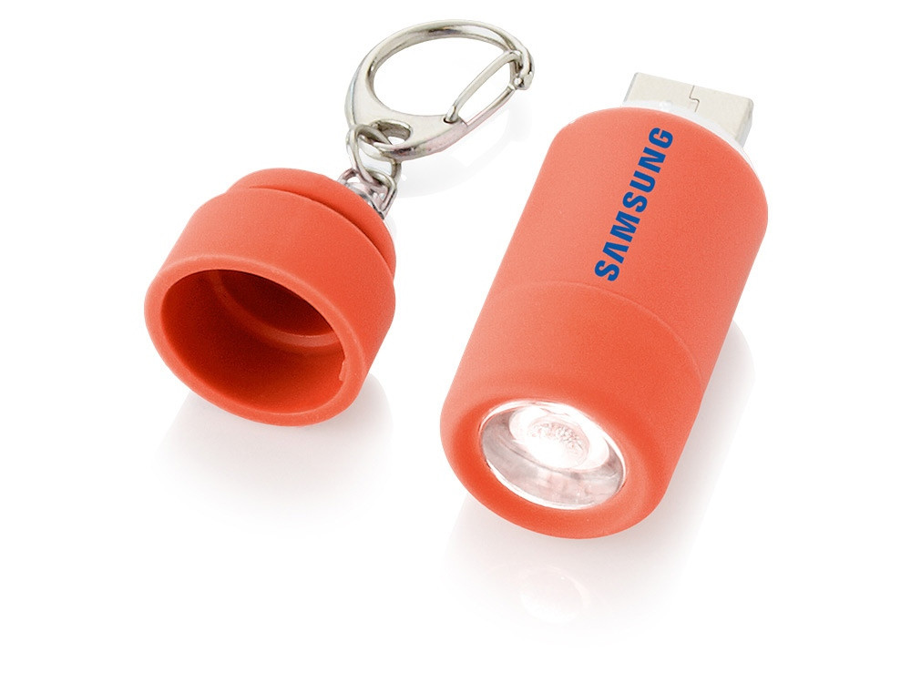 Мини-фонарь Avior с зарядкой от USB, красный - фото 2 - id-p76904249