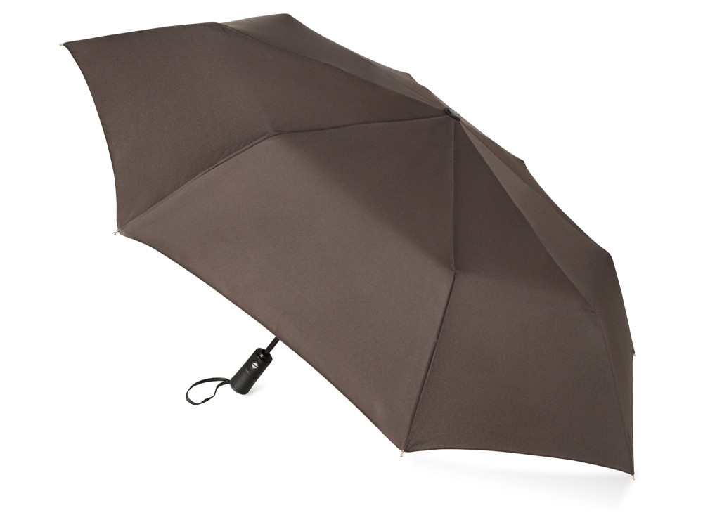 Зонт складной Ontario, автоматический, 3 сложения, с чехлом, коричневый - фото 2 - id-p76908938