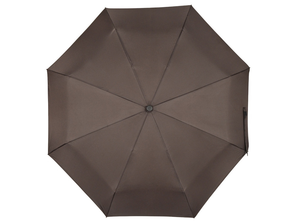 Зонт складной Ontario, автоматический, 3 сложения, с чехлом, коричневый - фото 5 - id-p76908938