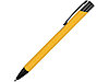 Ручка металлическая шариковая Crepa, желтый/черный, фото 3