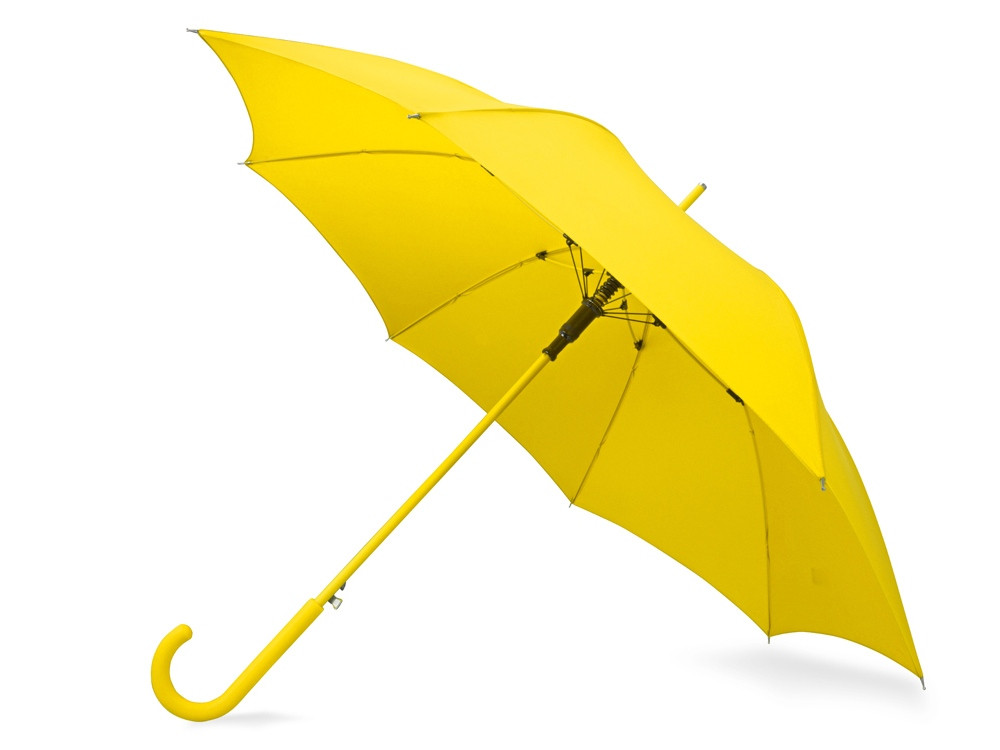 Зонт-трость Color полуавтомат, желтый - фото 1 - id-p76909005