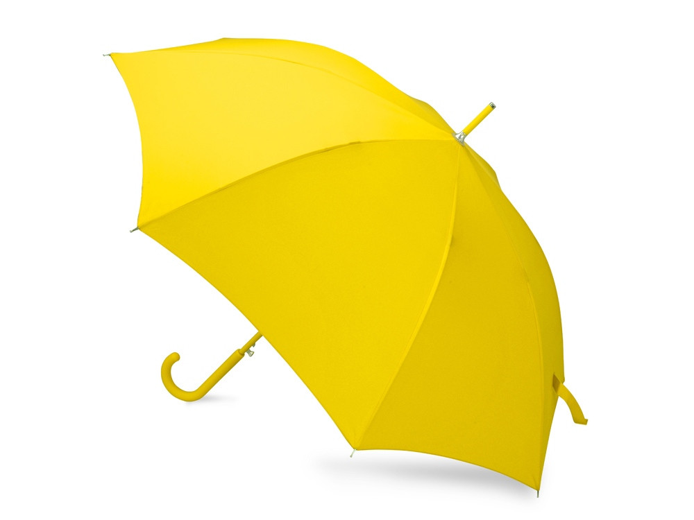 Зонт-трость Color полуавтомат, желтый - фото 2 - id-p76909005