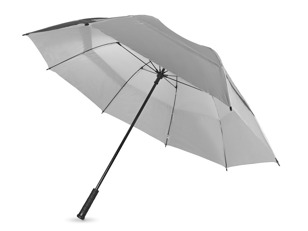 Зонт трость Cardiff, механический 30, серебристый - фото 1 - id-p76910003