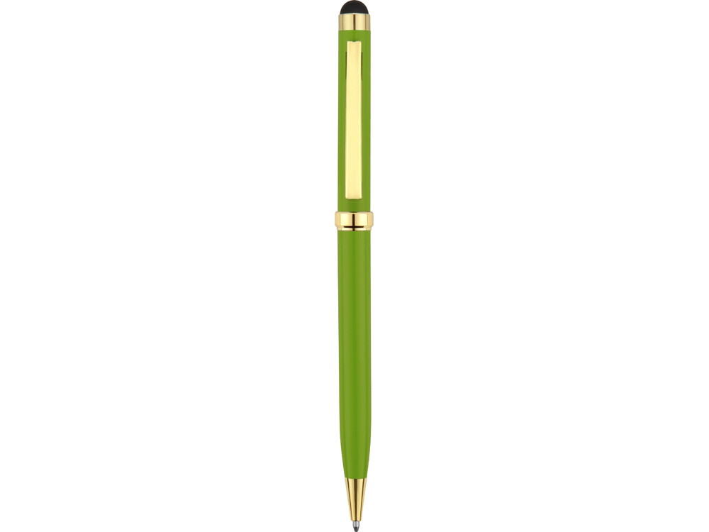 Ручка шариковая Голд Сойер со стилусом, зеленое яблоко - фото 2 - id-p76906210