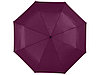 Зонт Alex трехсекционный автоматический 21,5, бургунди/серебристый, фото 2