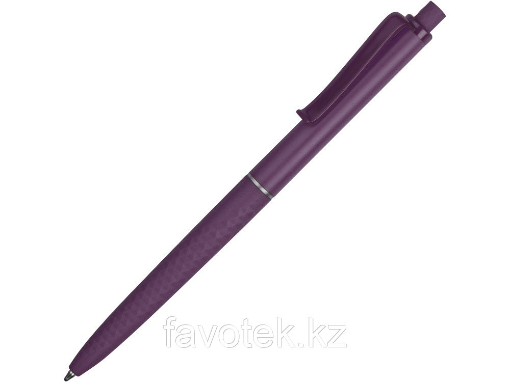 Ручка пластиковая soft-touch шариковая Plane, фиолетовый