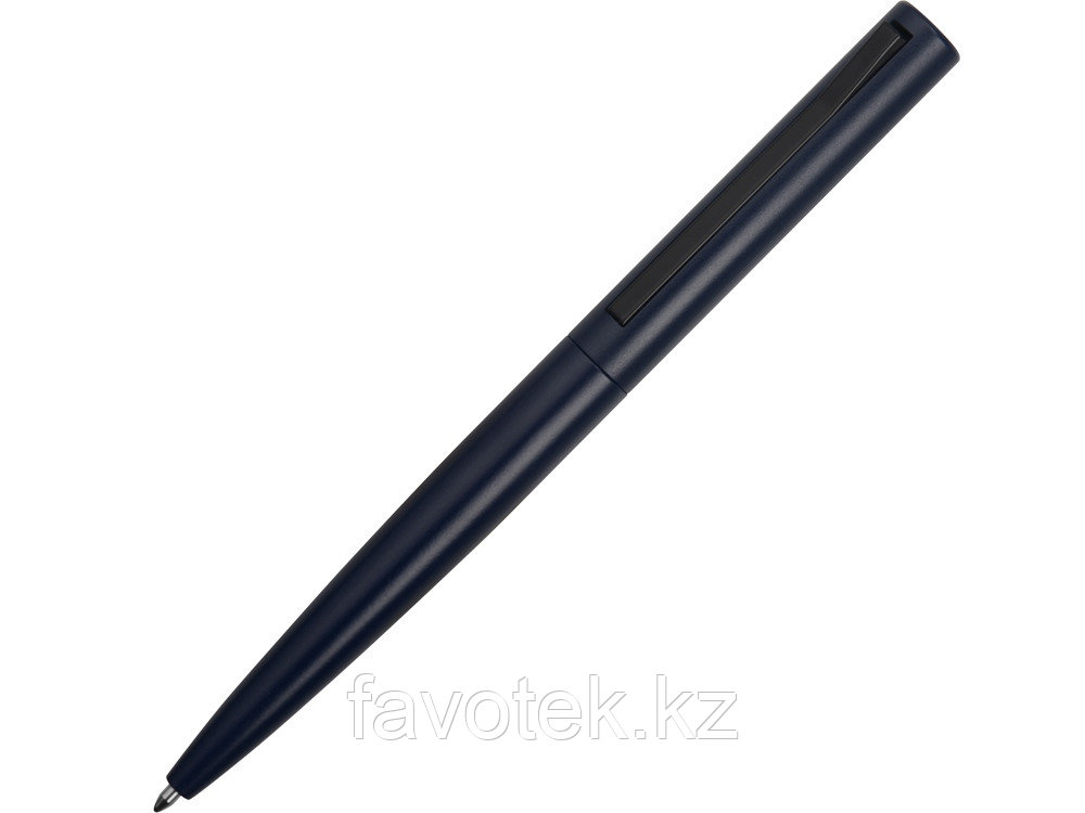Ручка металлическая шариковая Bevel, темно-синий/черный
