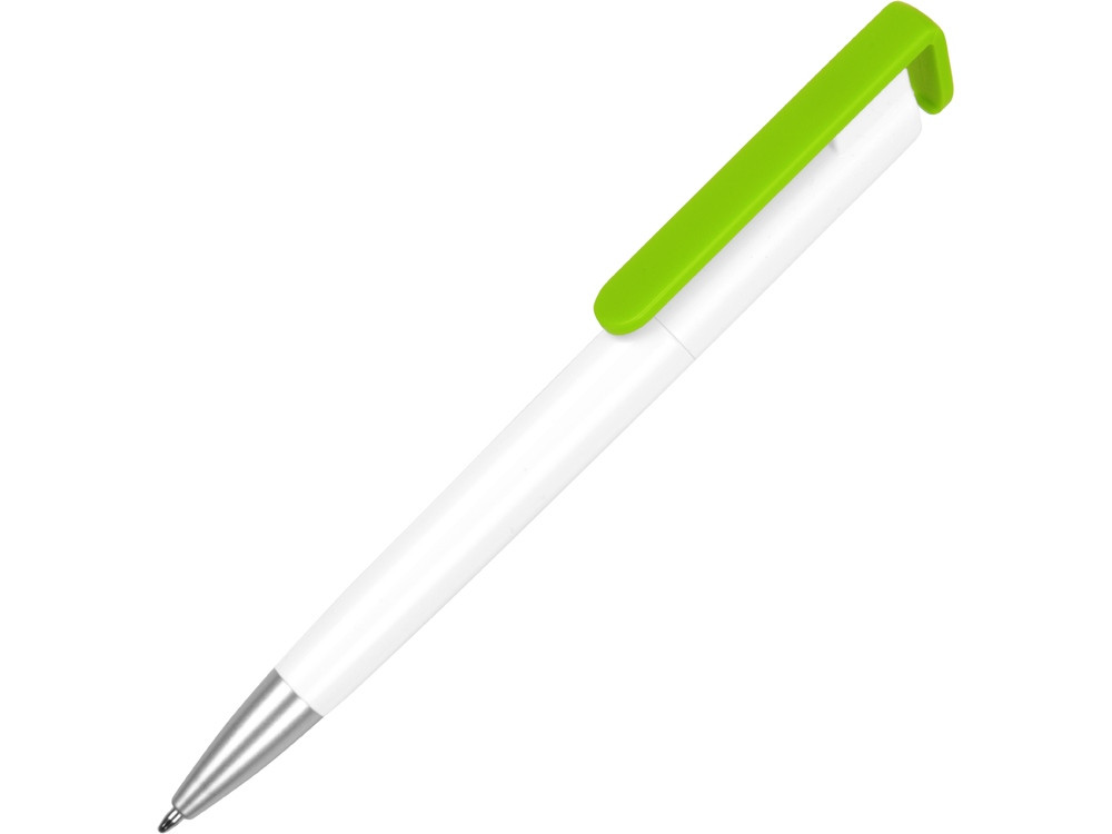 Ручка-подставка Кипер, белый/зеленое яблоко - фото 1 - id-p76906488