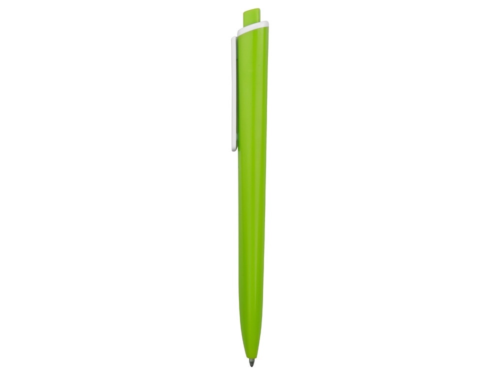 Ручка пластиковая трехгранная шариковая Lateen, зеленое яблоко/белый - фото 4 - id-p76908427