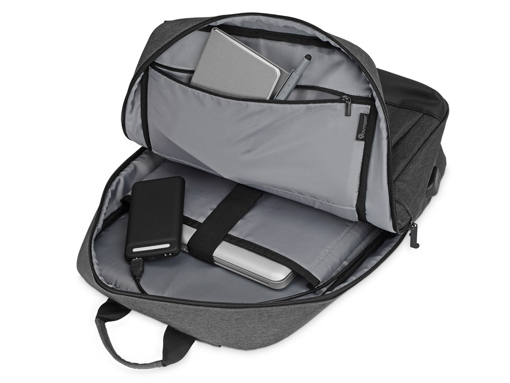 Рюкзак с отделением для ноутбука District, темно-серый - фото 2 - id-p76909383