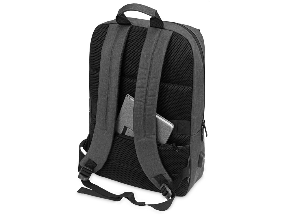 Рюкзак с отделением для ноутбука District, темно-серый - фото 3 - id-p76909383
