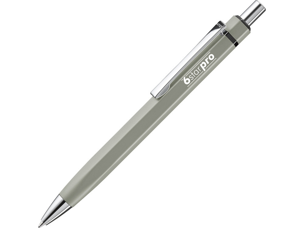 Ручка шариковая шестигранная UMA Six, серый - фото 3 - id-p76907690