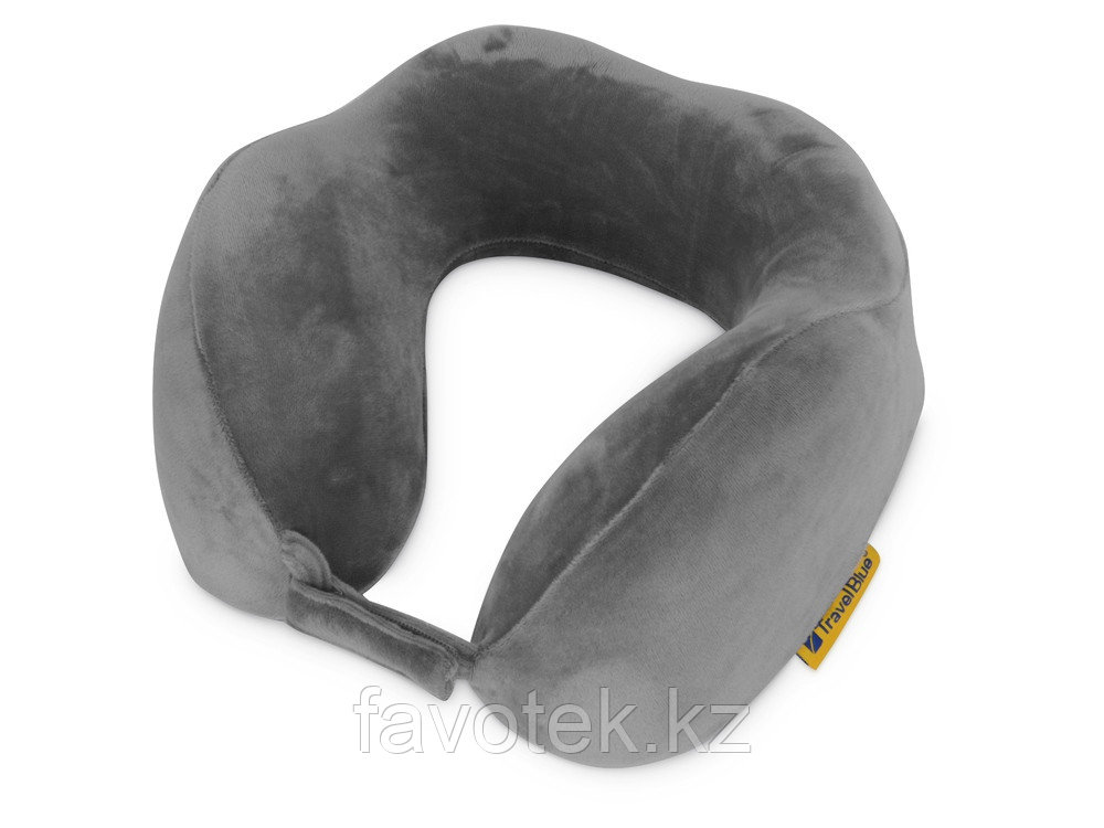 Подушка набивная Travel Blue Tranquility Pillow в чехле на молнии, серый