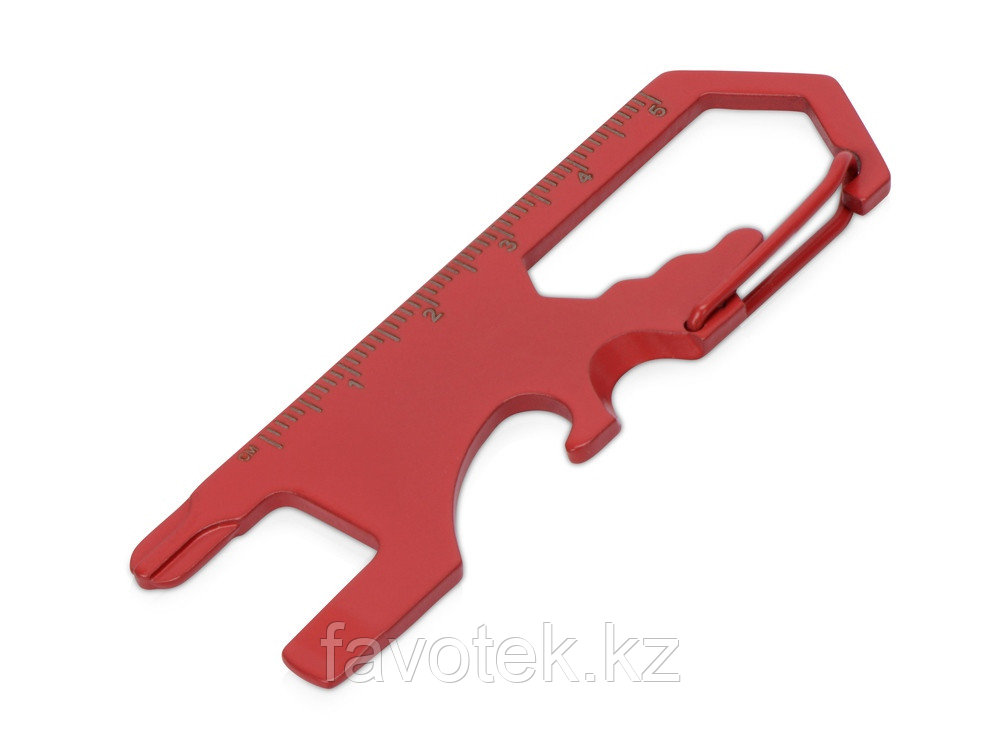 Мультиинструмент Carabiner, красный