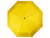 Зонт складной Columbus, механический, 3 сложения, с чехлом, желтый, фото 5