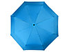 Зонт складной Columbus, механический, 3 сложения, с чехлом, голубой, фото 5
