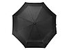 Зонт складной Tempe, механический, 3 сложения, с чехлом, черный, фото 6