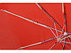 Зонт складной Tempe, механический, 3 сложения, с чехлом, красный, фото 7