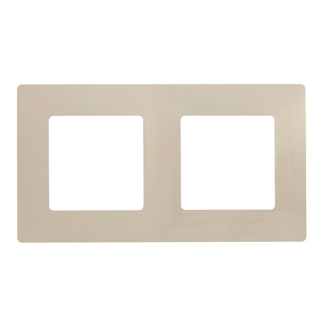 Legrand Etika 672512 Рамка 2-постовая (слоновая кость)
