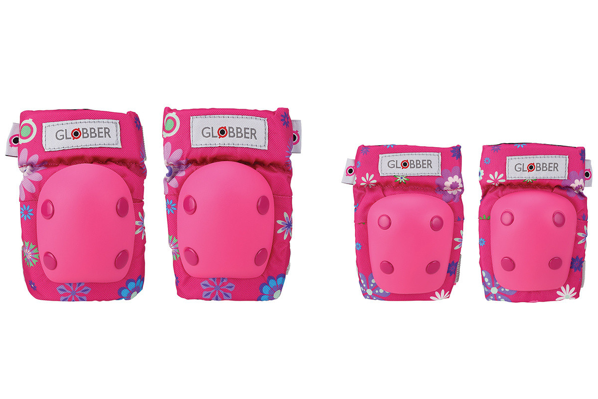 Набор защиты для малышей Globber Toddler Pads, Flowers pink - фото 2 - id-p76899895