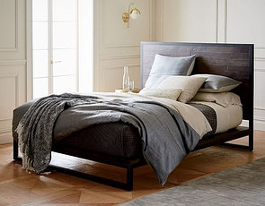 Кровать в стиле лофт односпальная