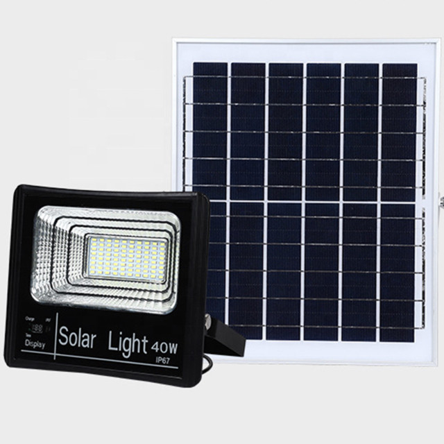 Солнечный светодиодный прожектор для улицы SOLAR-FL 40 Вт - фото 1 - id-p76874893
