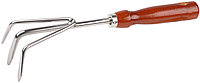Рыхлитель, Grinda, 280 мм, 3 зубца, нержавеющая сталь, деревянная ручка (8-421143_z01)