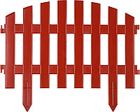 Забор декоративный АР ДЕКО, Grinda, 28х300 см, терракот (422203-T)