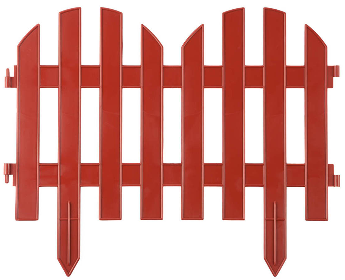 Забор декоративный ПАЛИСАДНИК, Grinda, 28х300 см, терракот (422205-T) - фото 1 - id-p76937895