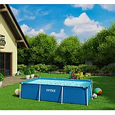 Каркасный бассейн для дачи прямоугольный 300х200х75 см, Intex 28272