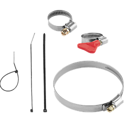 Хомуты червячные, стяжки нейлоновые