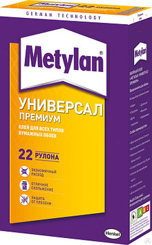 METYLAN Универсал ПРЕМИУМ Обойный клей для бумажных обоев, 500 г