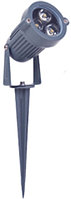 Светодиодный уличный прожектор с ножкой - 3Вт - Холодный белый