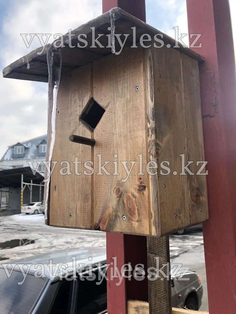 Скворечник деревянный (кормушка для птиц)