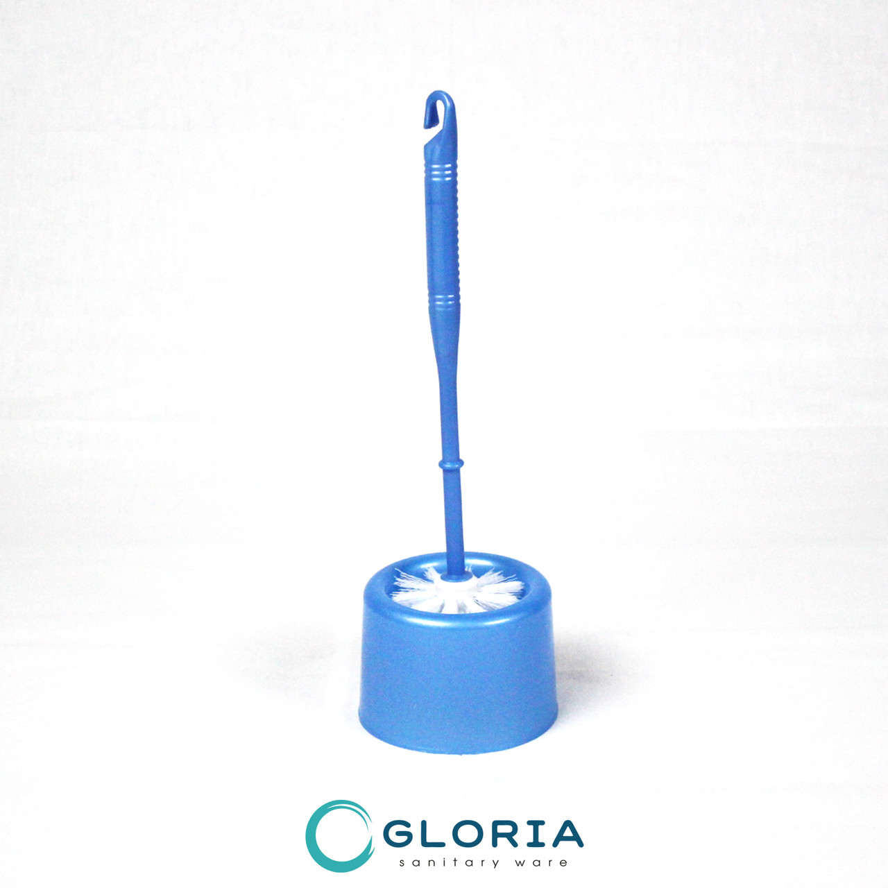 Ёрш пластиковый для унитаза с подставкой "Фоулк" (Белый, синий) - фото 2 - id-p76234826