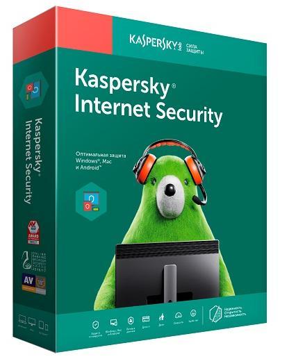 Антивирус Kaspersky Internet Security 2021 Box Продление (2 устройства, 1 год)