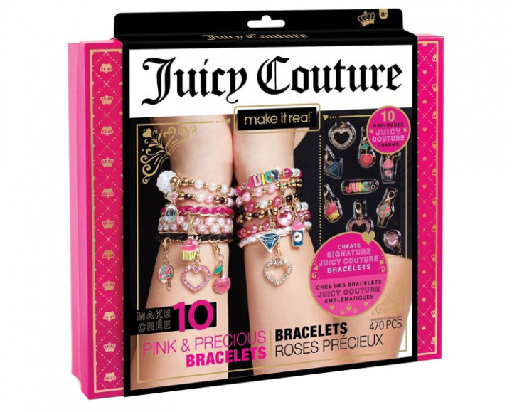 Make It Real Набор для создания Шарм-браслетов Juicy Couture Розовый звездопад