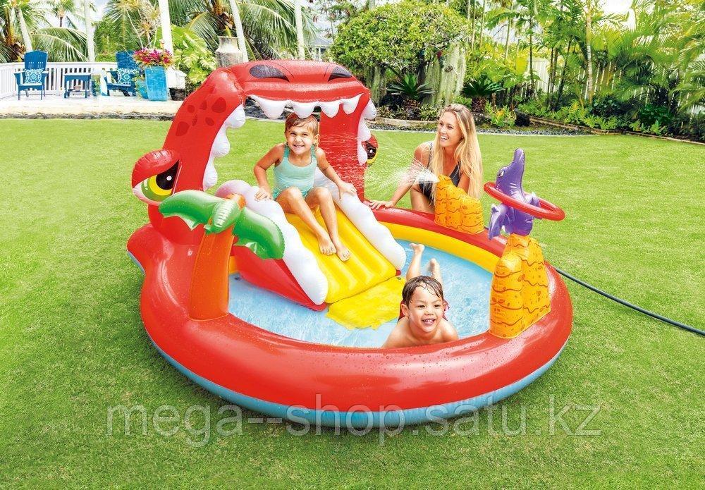 ДЕТСКИЙ НАДУВНОЙ ИГРОВОЙ БАССЕЙН INTEX HAPPY DINO 196Х170 СМ, 57163NP